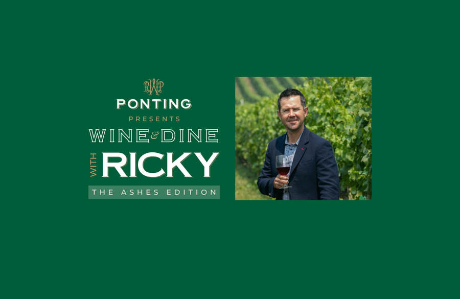 Ponting Wines Presents: Wine & Dine with Ricky  – The Ashes Edition